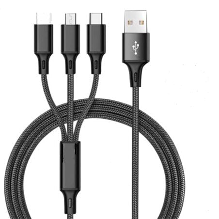 3-in-1 Multi-Tip Charging Cable