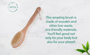 Wooden Long Handle Bath And Body Brush