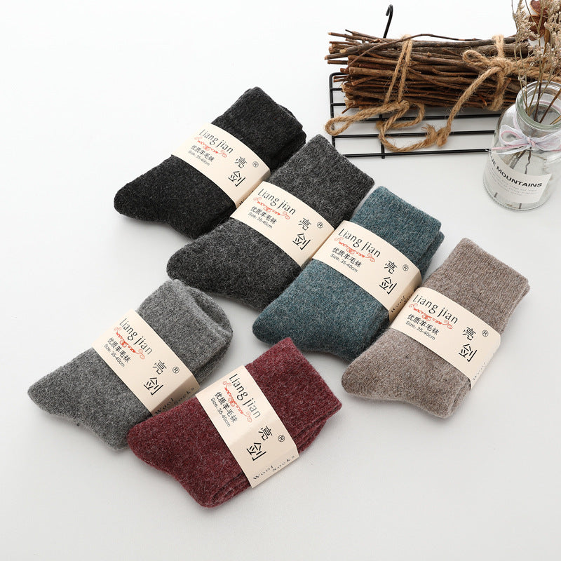 Plush Knit Crew Socks