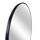 16-Inch Round Metal Frame Bathroom Mirror