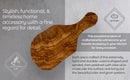 Olive Wood Cutting Board With Handle