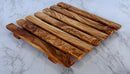 Olive Wood Square Pan Trivet