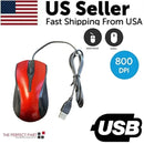 USB Wired Optical Scroll Mouse