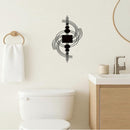 Geometric Metal Wall Art Circle And Square