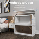 Clear Stackable Closet Storage Cabinets 4-Pack