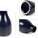 Black Ceramic Diamond Vase Set Of 3