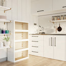 Clear Stackable Closet Storage Cabinets 4-Pack