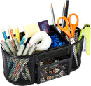 Mesh Desk Organizer With Sticky Note Tray