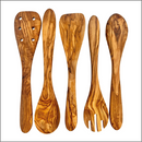 Olive Wood Kitchen Utensil Set 5 Piece