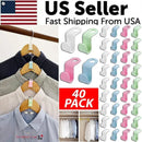 Hanger Connector Hooks Space Saver 40-Pack