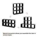 3-Tier 9-Cube Fabric Closet Organizer Shelf