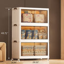 Collapsible Stackable Storage Bins With Wheels
