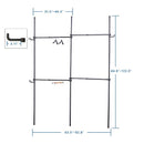 2-Tier Heavy Duty Adjustable Garment Rack