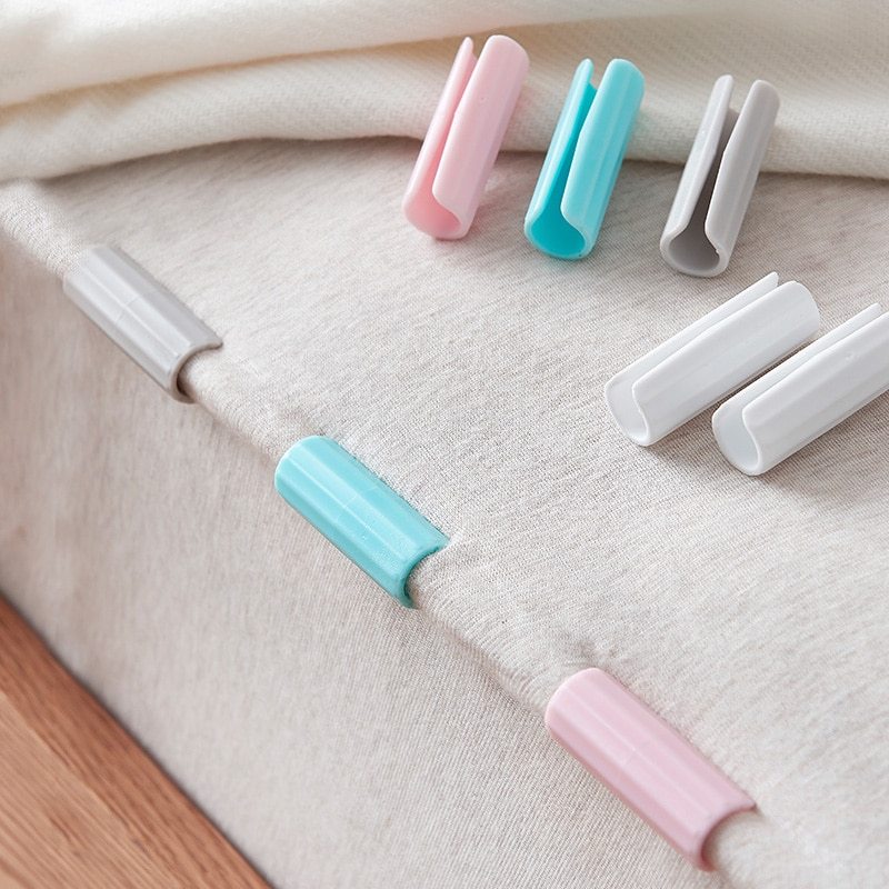 Bed Sheet Fastener Clips Set