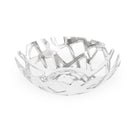Modern Cast Aluminum Fruit And Bread Bowl