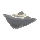 Wavy Square Aluminum Candle Holder Dish