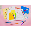 5-Color Retractable Gel Ink Pen Set