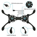 Dual-Fan USB Laptop Cooling Pad