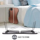 Foldable Wooden Lap Desk With Cup Slot
