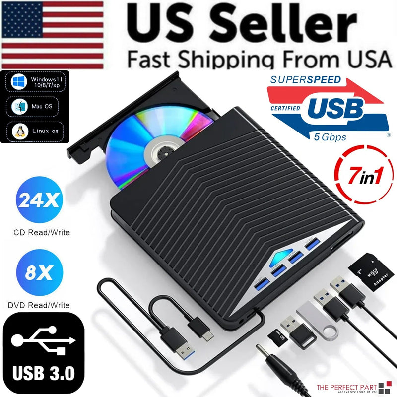 External USB 3.0 CD/DVD Drive