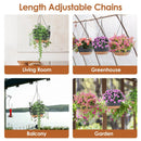Hanging Planters With Drip Tray Set Of 4