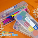 Clear Multipurpose Pencil Case Box