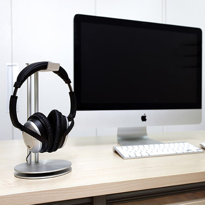 Dual-Layer Metal Headphone Stand