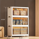 Collapsible Stackable Storage Bins With Wheels