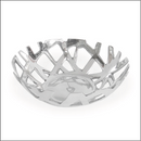 Modern Cast Aluminum Fruit And Bread Bowl
