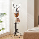 Freestanding Coat Rack With Umbrella Holder