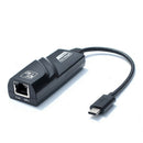 USB-C to Ethernet Adapter, 100 Mbps or Gigabit