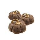 Decorative Fabric Pumpkins Set Of 3