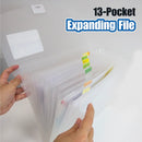 13-Pocket Expanding File Folder, Letter Size