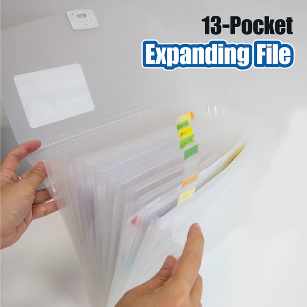 13-Pocket Expanding File Folder, Letter Size