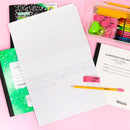 Manuscript Writing Pad, 50 Sheets