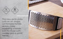 Stainless Steel Rocking Garlic Press