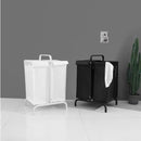 2-Tier Laundry Sorter Basket With Lid
