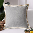 Linen Throw Pillow Covers 20x20 Set Of 2