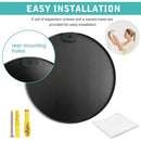 16-Inch Round Metal Frame Bathroom Mirror
