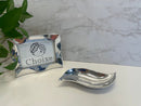 Wavy Cast Aluminum Accent Bowl
