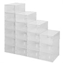 Clear Stackable Shoe Storage Boxes 18-Pack