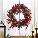 Eucalyptus And Berry Artificial Wreath 29in