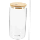 Glass Tumbler With Lid And Straw 17oz