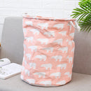 Cotton Linen Laundry Hamper