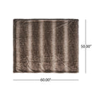 Faux Fur Throw Blanket 50x60