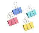 Assorted Metal Binder Clips, 90 Pieces