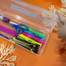 Clear Multipurpose Pencil Case Box