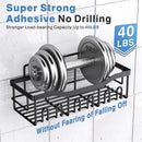 No-Drill Wall Storage Rack With Hooks