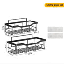 No-Drill Wall Storage Rack With Hooks