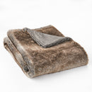 Faux Fur Throw Blanket 50x60